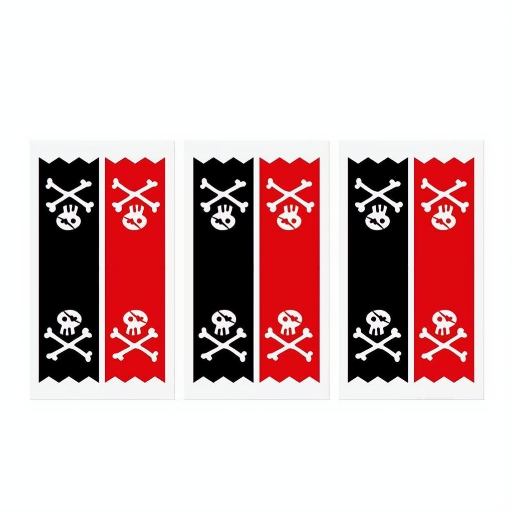 Piraten Bonbontüten, Kraft, 8x18x6cm PartyDeco 3 fiestastore