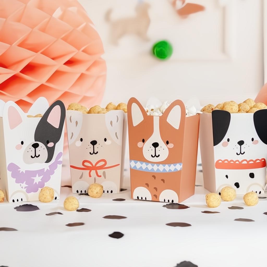 Popcorn-Boxen Hunde, 8,7x8,7 cm Popcorn-Boxen PartyDeco 3 fiestastore