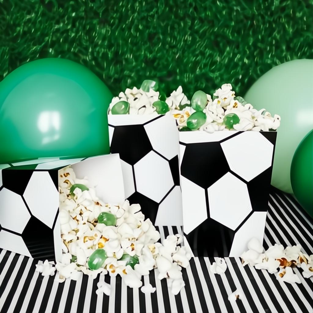 Popcorndosen Ball, 7x7x12cm Popcorn-Boxen PartyDeco 5 fiestastore