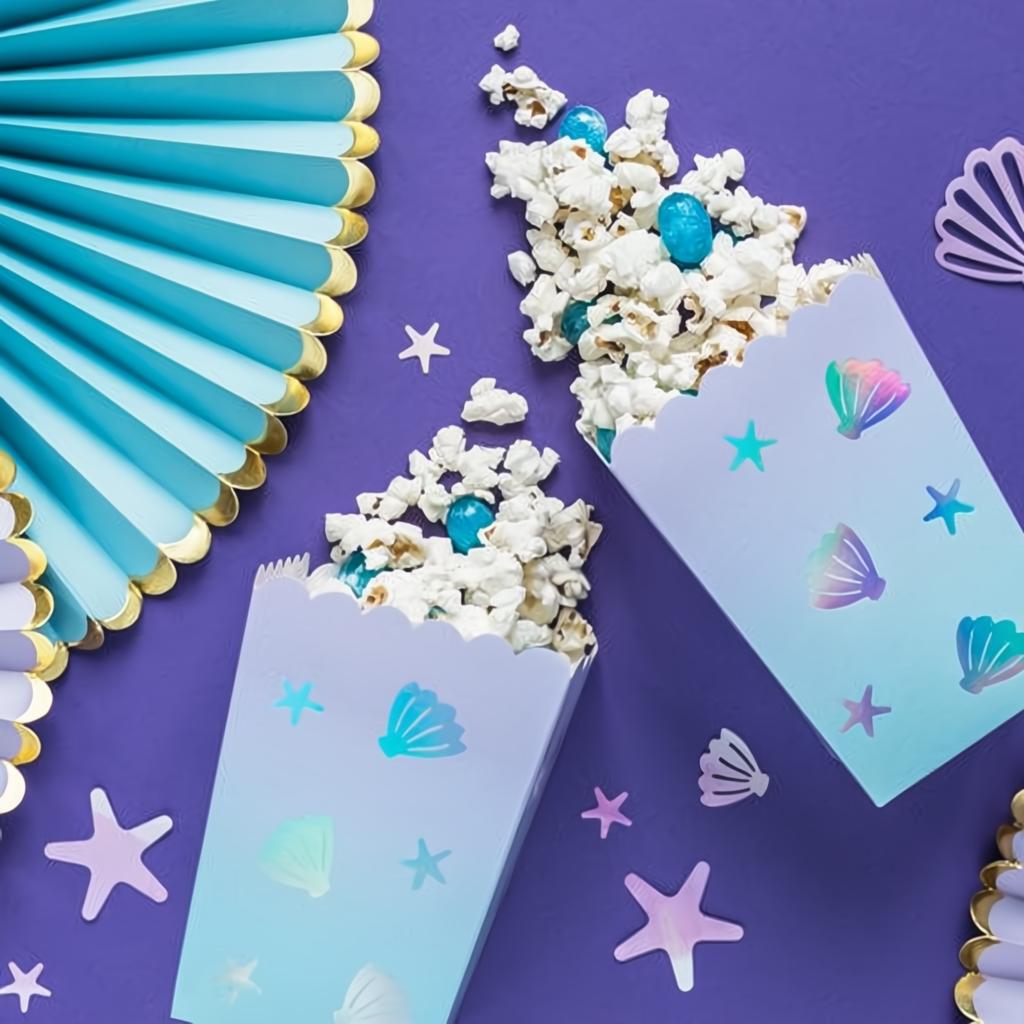 Popcorndosen Narwal, 7x7x12,5cm Popcorn-Boxen PartyDeco 2 fiestastore
