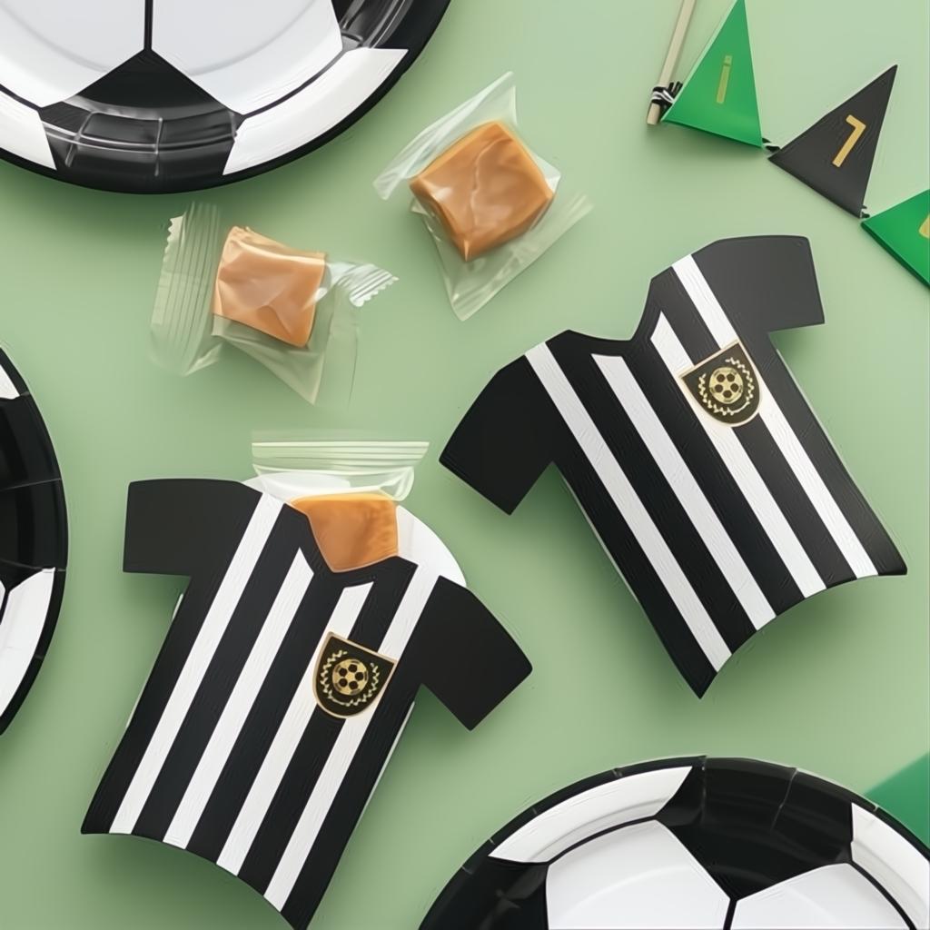 Schachteln Fussballtrikots, 12x11x2,5cm Schachteln PartyDeco 2 fiestastore
