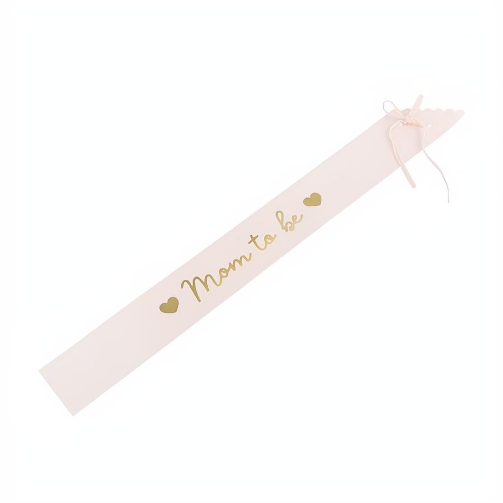 Schärpe Mom to be, hellrosa, 75 cm PartyDeco 1 fiestastore