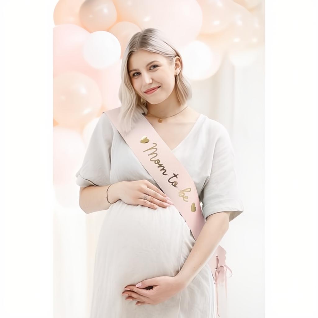 Schärpe Mom to be, hellrosa, 75 cm PartyDeco 3 fiestastore