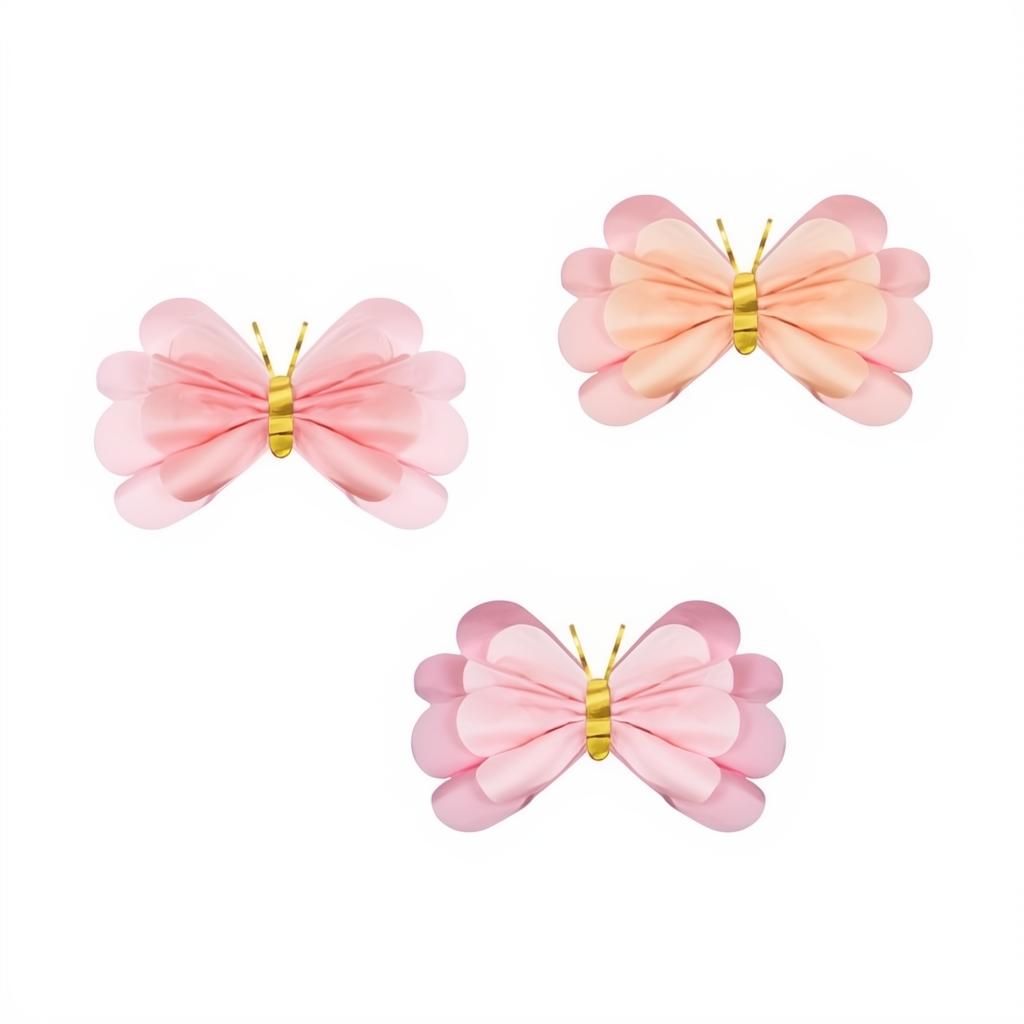 Seidenpapierdekorationen Schmetterlinge, 50-40 cm PartyDeco 1 fiestastore
