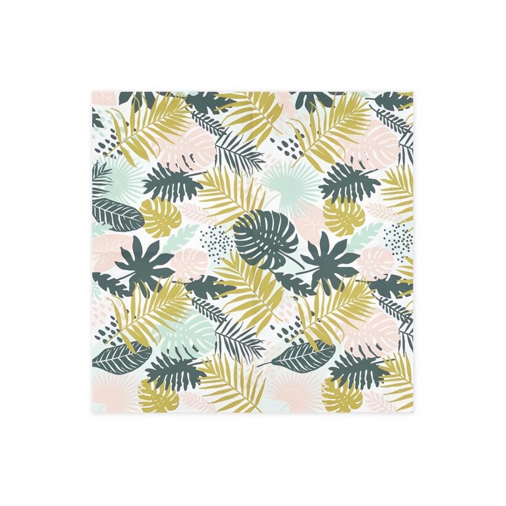 Servietten Aloha - Blätter, 33x33cm Servietten bedruckt PartyDeco 2 fiestastore