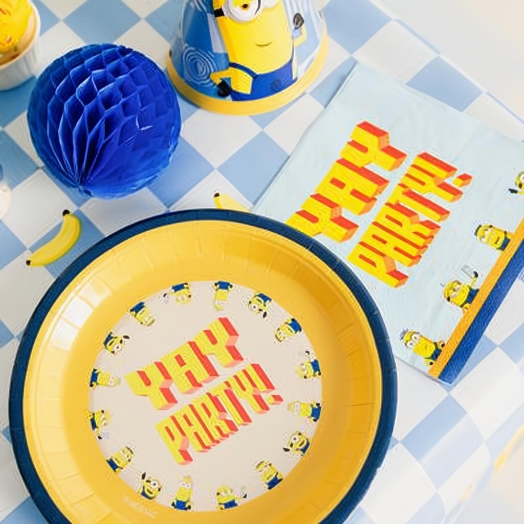Servietten Minions, 33x33 cm PartyDeco 4 fiestastore