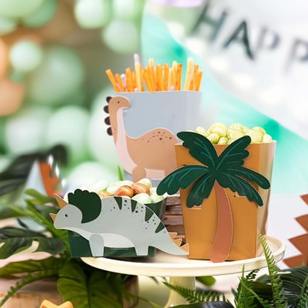 Snackboxen Dinosaurier Snack- und Süsswarenverpackungen PartyDeco 6 fiestastore