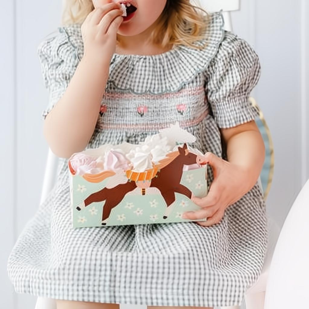 Snackboxen Pferde, Farben mischen. Snack- und Süsswarenverpackungen PartyDeco 3 fiestastore