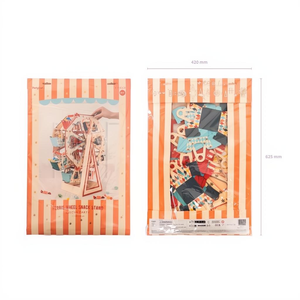 Snackständer Riesenrad, 48x50cm Stellwände für Snacks PartyDeco 5 fiestastore