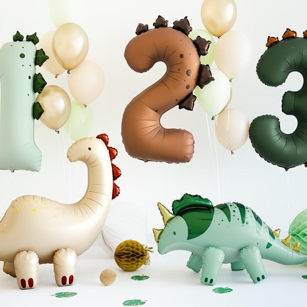 Stehender Folienballon Brontosaurus, 91x85cm Stehende Folienballons PartyDeco 4 fiestastore
