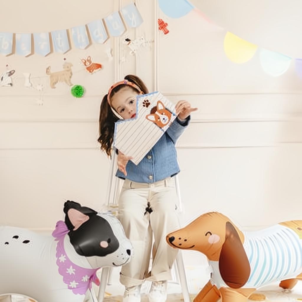 Stehender Folienballon Corgi, 88x70 cm Folienballons PartyDeco 3 fiestastore