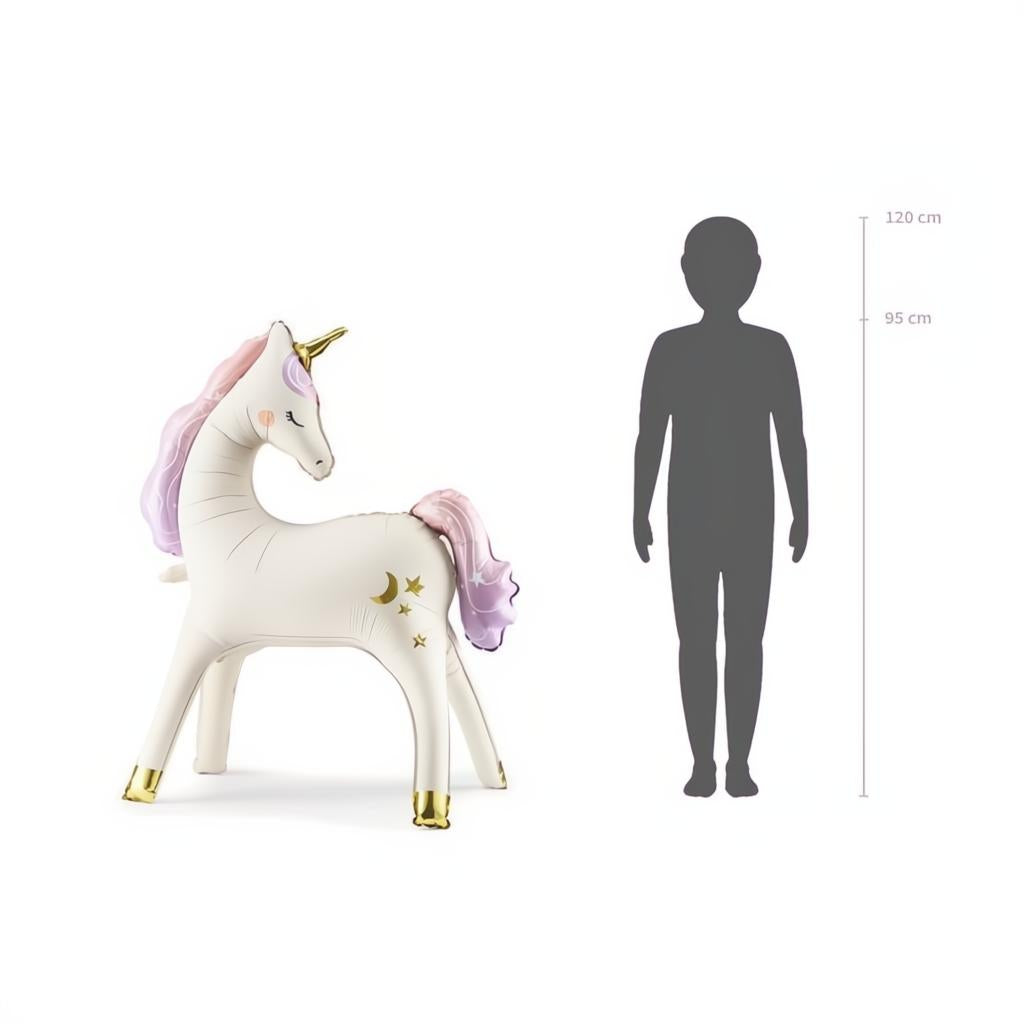 Stehender Folienballon Einhorn, 95x86 cm PartyDeco 2 fiestastore