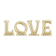 Stehender Folienballon 'LOVE', 350x114 cm, gold PartyDeco 1 fiestastore