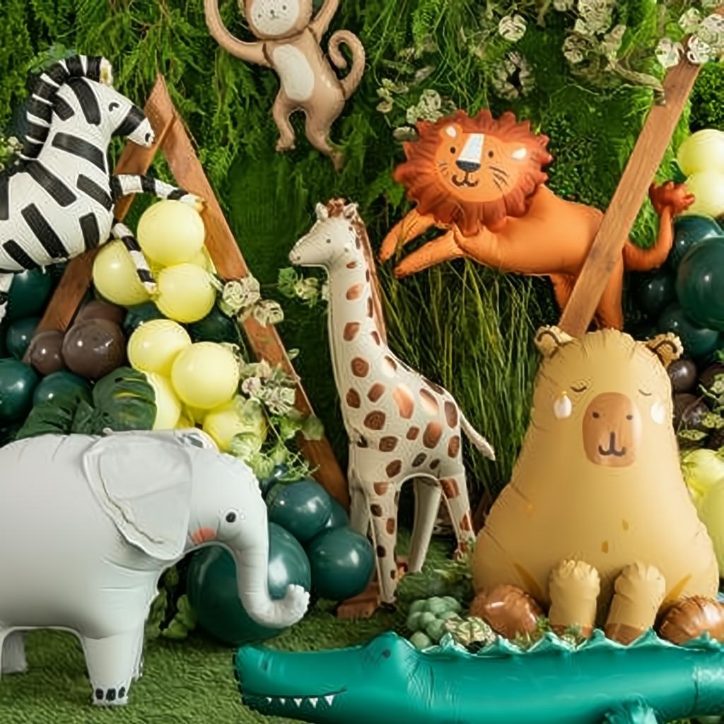 Stehender Folienballon Löwe, 97x97 cm Gemischte Farbe PartyDeco 3 fiestastore