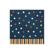Stern-Servietten, 33x33 cm, dunkelblau Servietten bedruckt PartyDeco 1 fiestastore