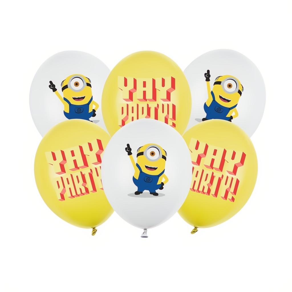 Strong Luftballons 30 cm Minions mit Aufdruck PartyDeco 1 fiestastore