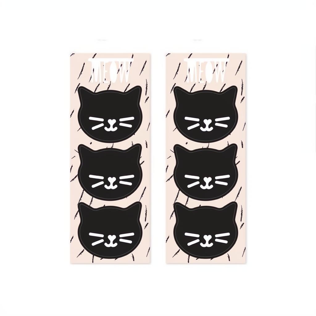 Süssigkeiten-Tüten Kätzchen, 8x18x6cm Papiertüten PartyDeco 2 fiestastore