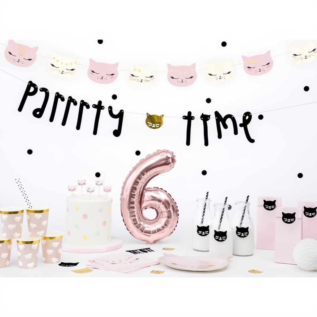 Süssigkeiten-Tüten Kätzchen, 8x18x6cm Papiertüten PartyDeco 5 fiestastore