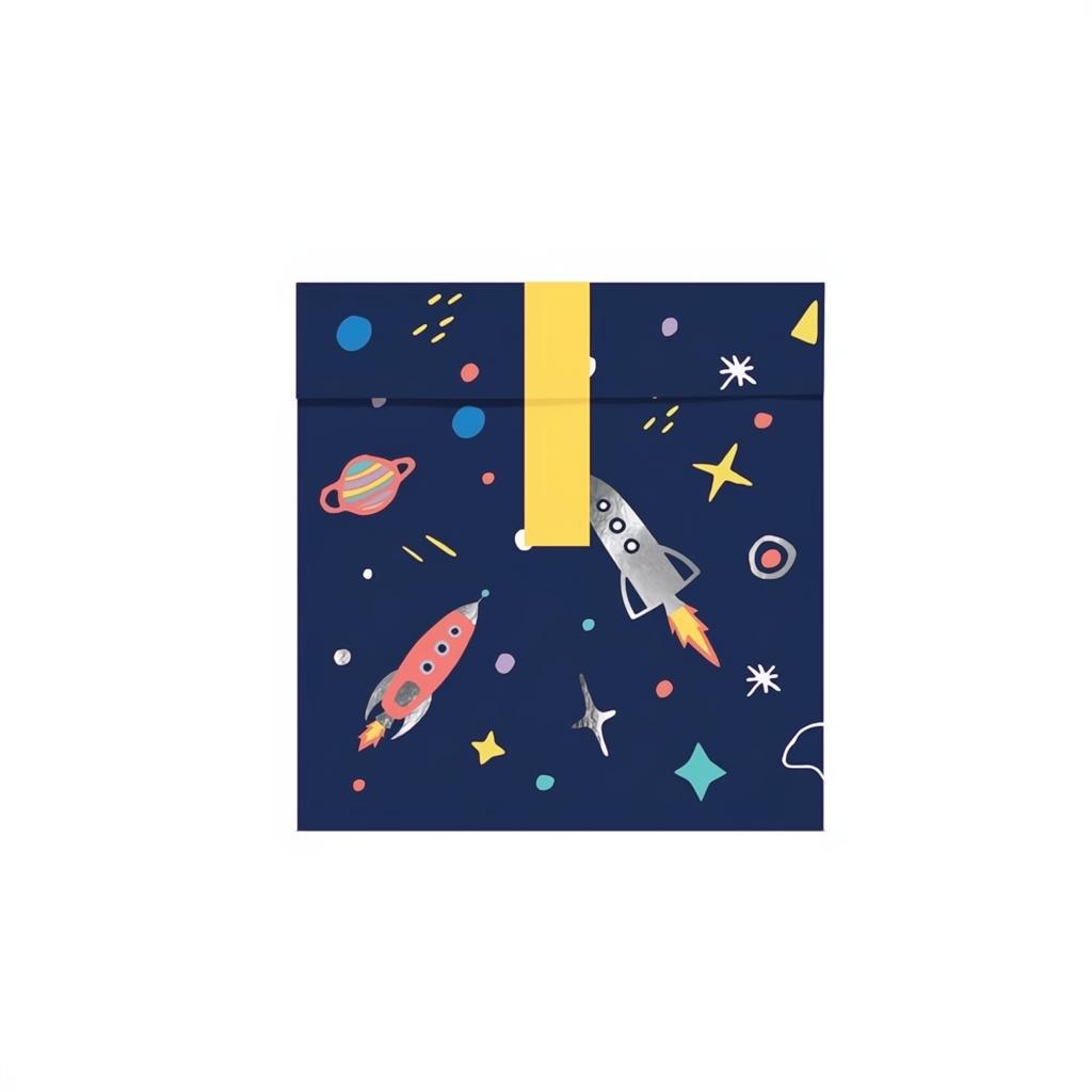 Süssigkeiten-Tüten Kosmos, 13x14cm Papiertüten PartyDeco 2 fiestastore
