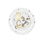 Teller Boy or Girl, 23cm PartyDeco 1 fiestastore