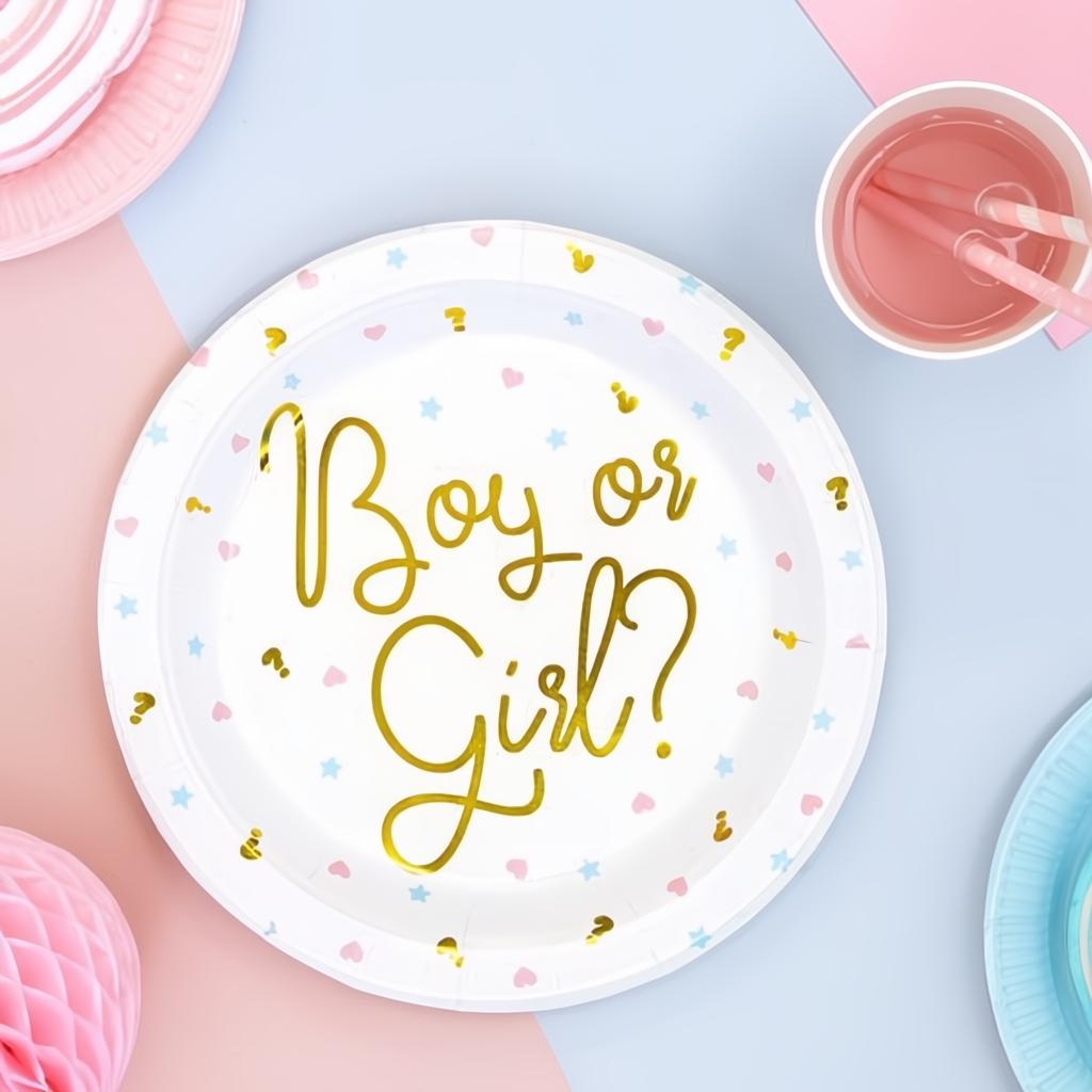 Teller Boy or Girl, 23cm PartyDeco 2 fiestastore