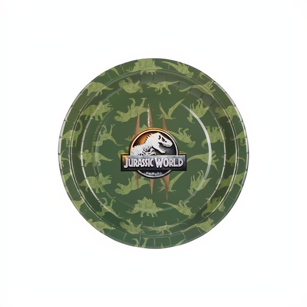 Teller Jurassic World, 23 cm Tellers PartyDeco 1 fiestastore