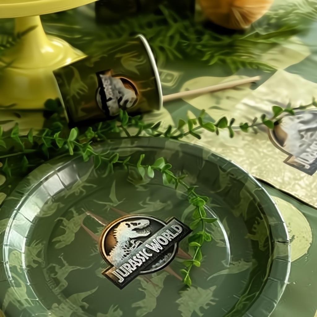 Teller Jurassic World, 23 cm Tellers PartyDeco 3 fiestastore