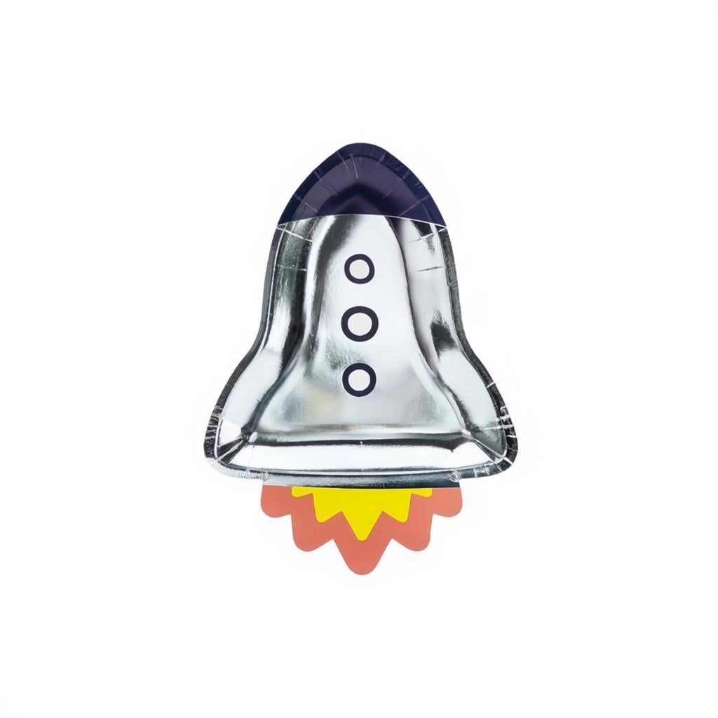 Teller Kosmos - Rakete, 21,5x29,5cm. Tellers PartyDeco 1 fiestastore