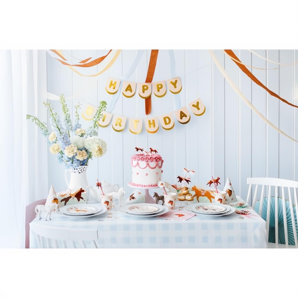 Teller Pferde, 18 cm Tellers PartyDeco 3 fiestastore