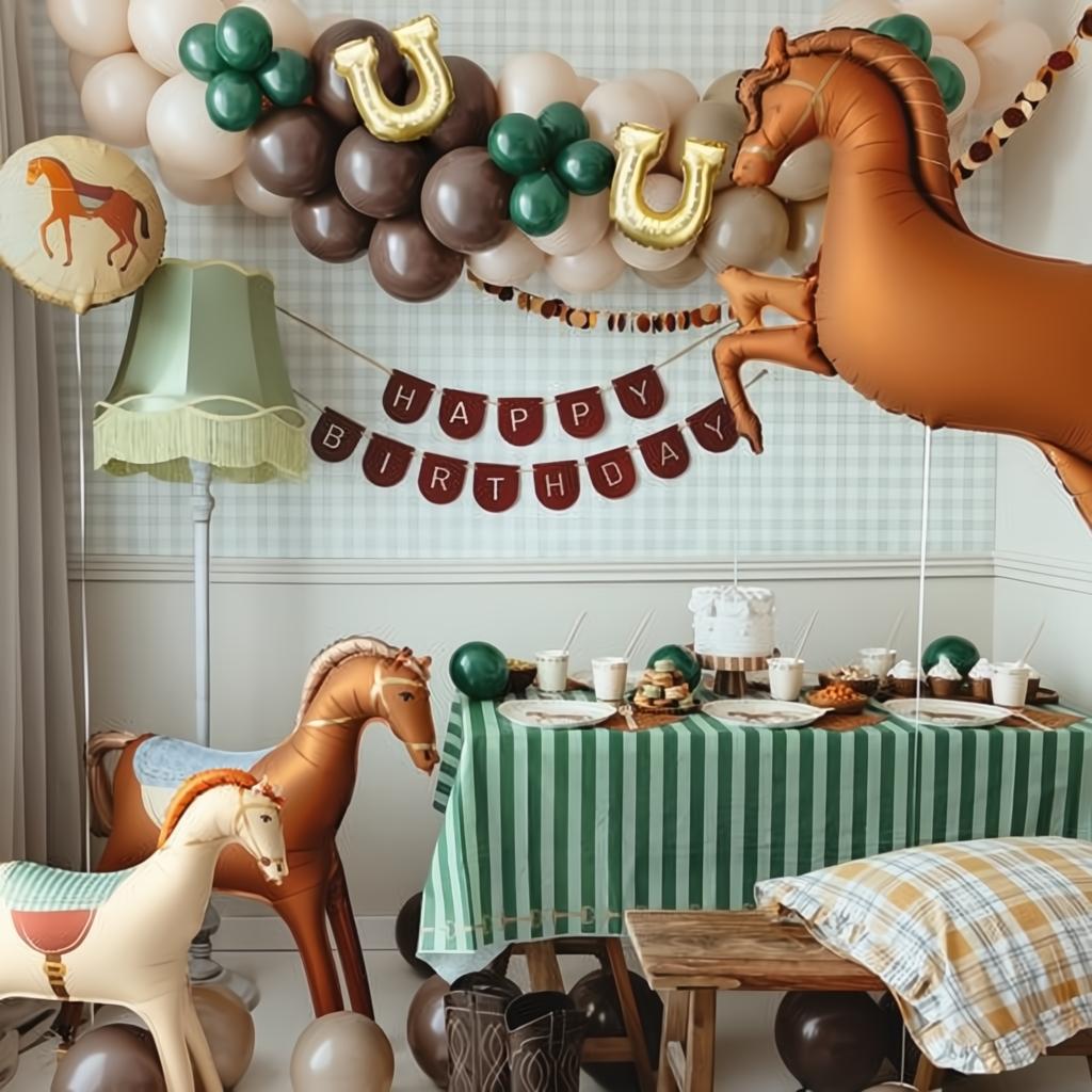 Tischdecke Steigbügel, 180x120 cm PartyDeco 3 fiestastore
