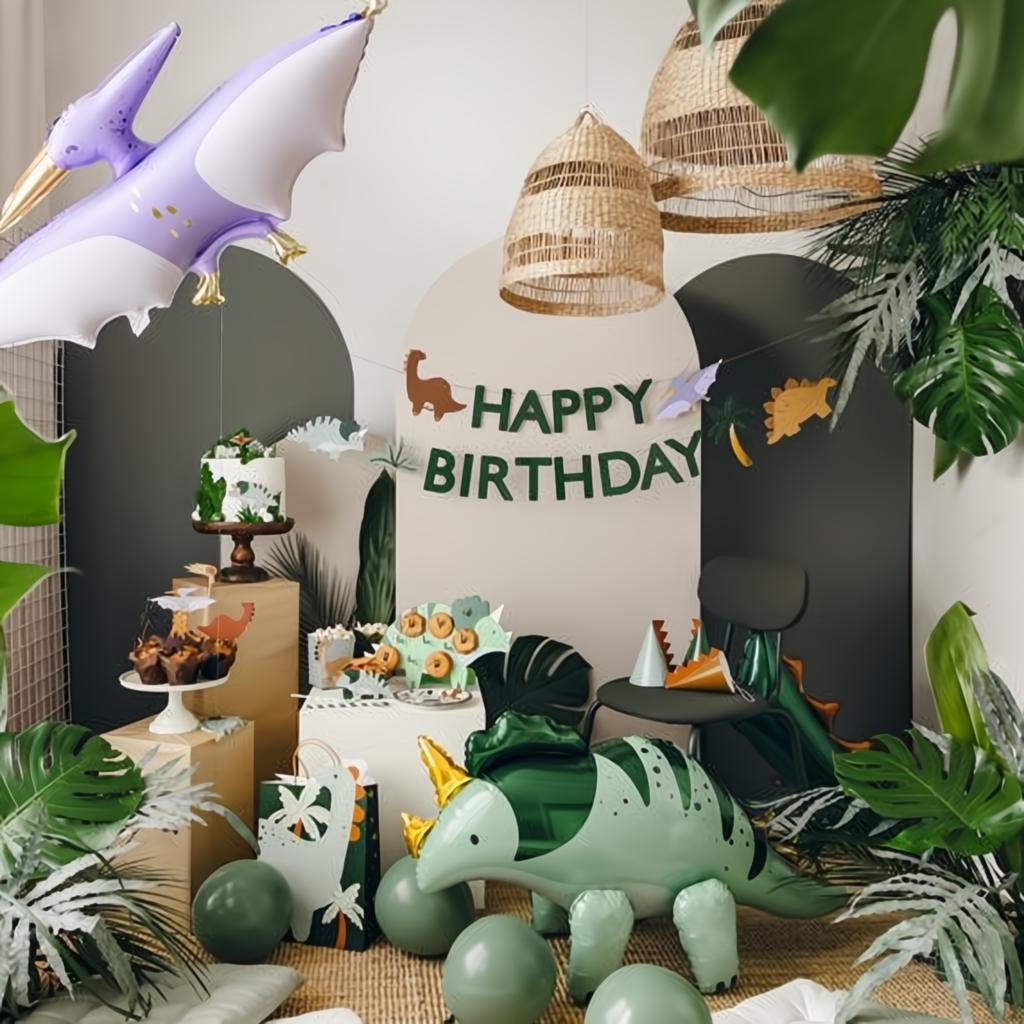 Triceratops-Snackwand, 38x23 cm, Farbenmix Stellwände für Snacks PartyDeco 2 fiestastore