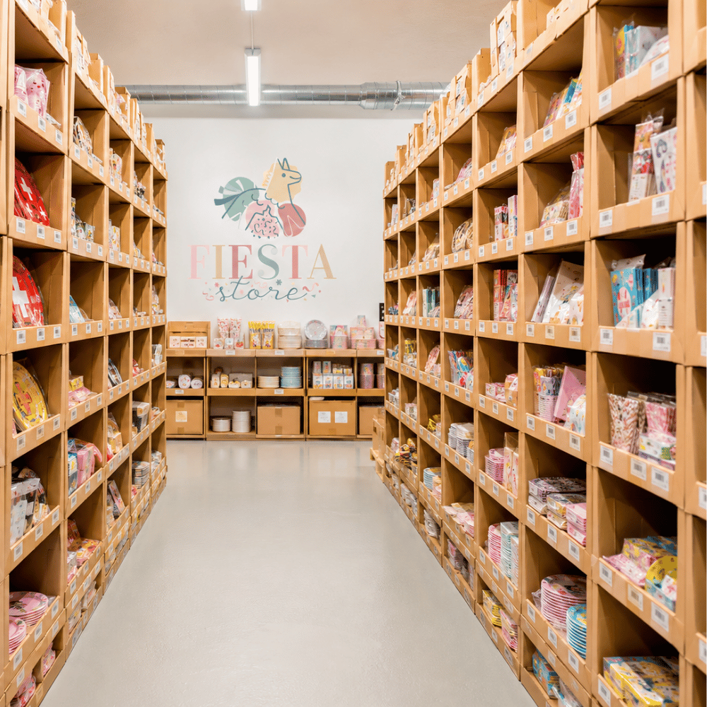 Fiestastore Lager und Versand
