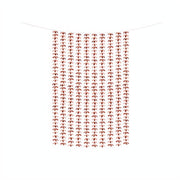 Vorhang - Blumen, roségold, 100x210cm Vorhänge PartyDeco 1 fiestastore