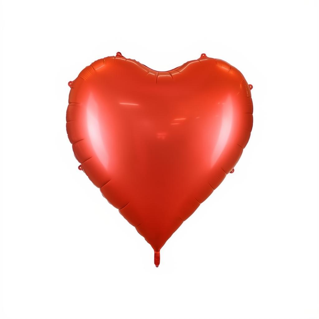 XXL-Folienballon Herz, 136x129 cm, rot PartyDeco 1 fiestastore