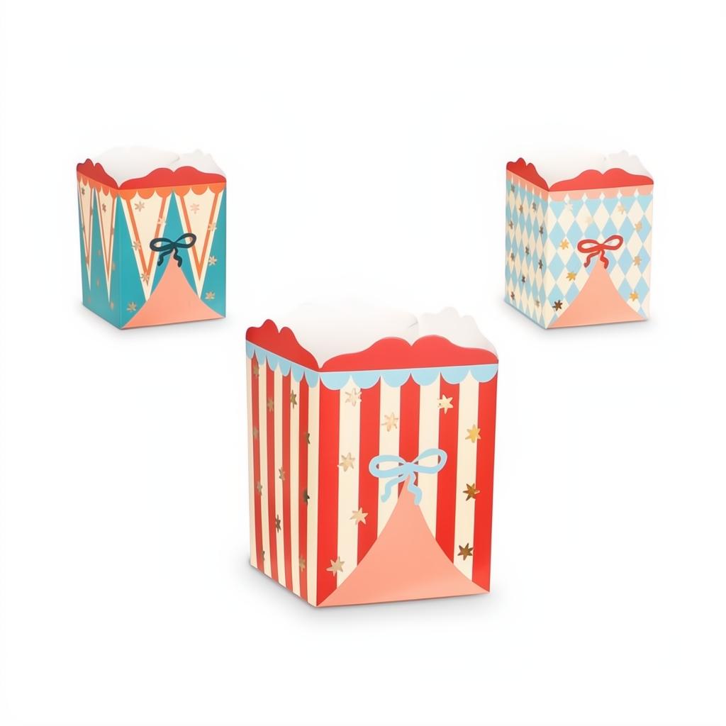 Zirkus-Snackboxen Snack- und Süsswarenverpackungen PartyDeco 1 fiestastore