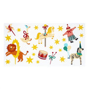 Zirkus-Tattoos Abwaschbare Tattoos PartyDeco 1 fiestastore